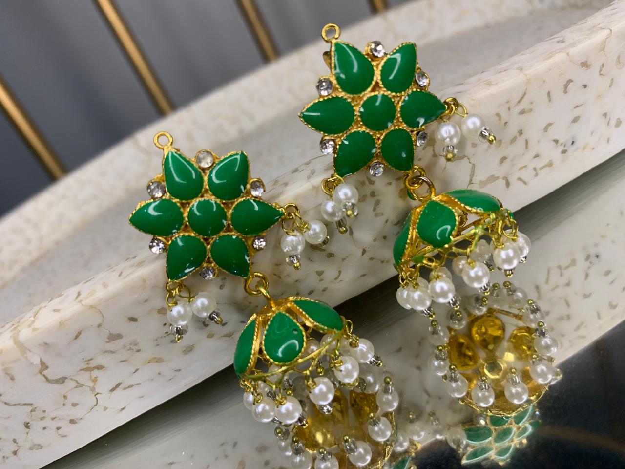 Bahawalpuri Kundan Earrings