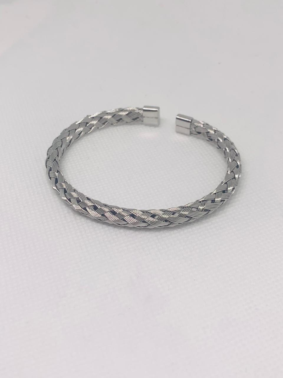 Twisted Stainless Steel Bracelet