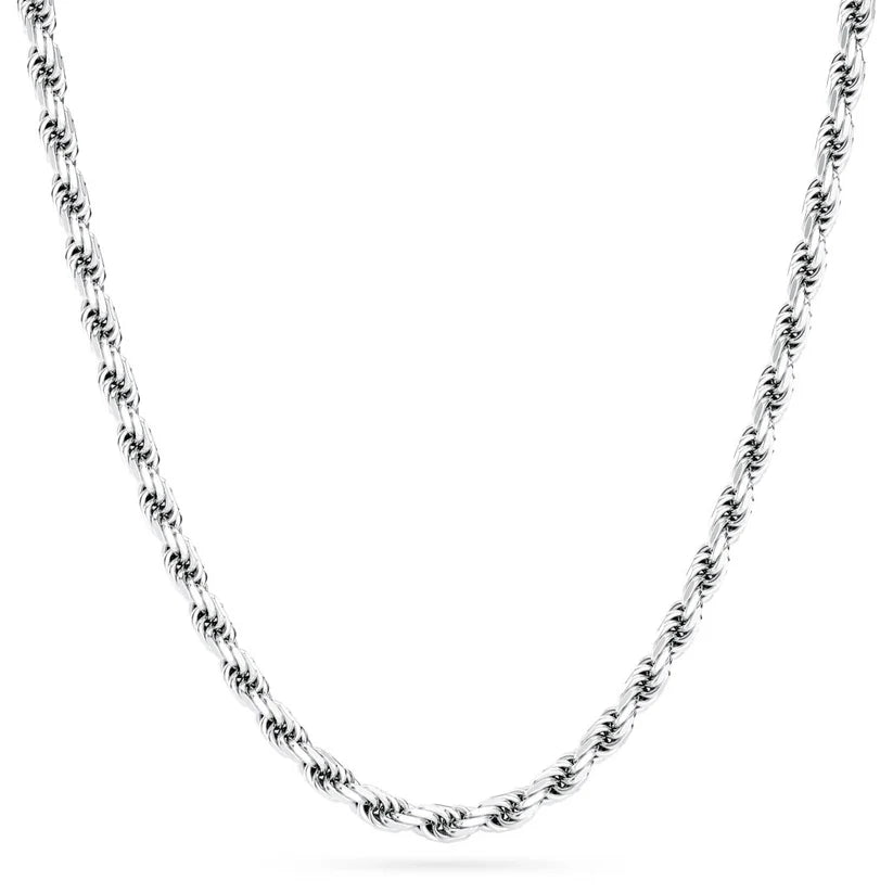 Elegant Stainless Steel Rope Chain Twisted
