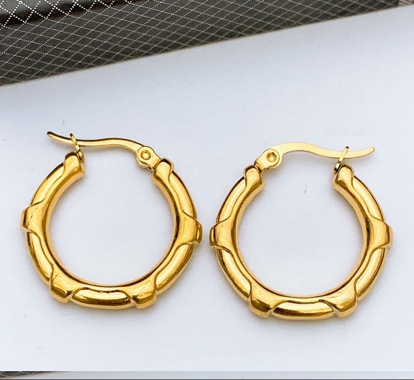 Stainless Steel Gold Plated Jewelry Hypoallergenic