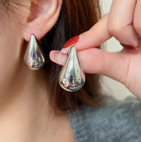 Large Water Drop Earrings for Women