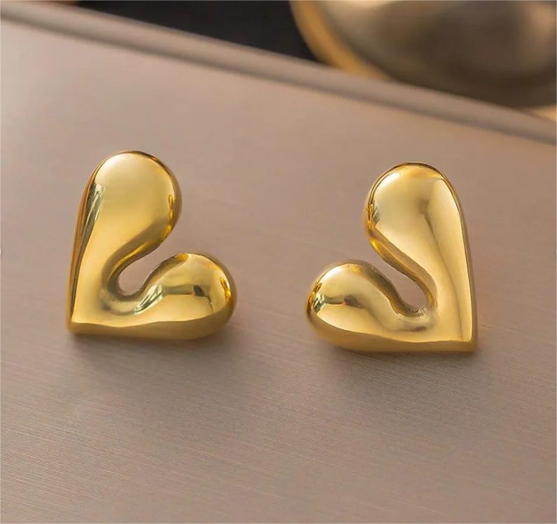 Luxury Design Irregular Heart Earrings