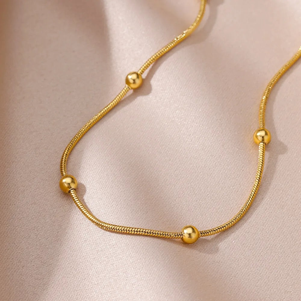 Stainless Steel Beads Anklet Leg or Bracelets