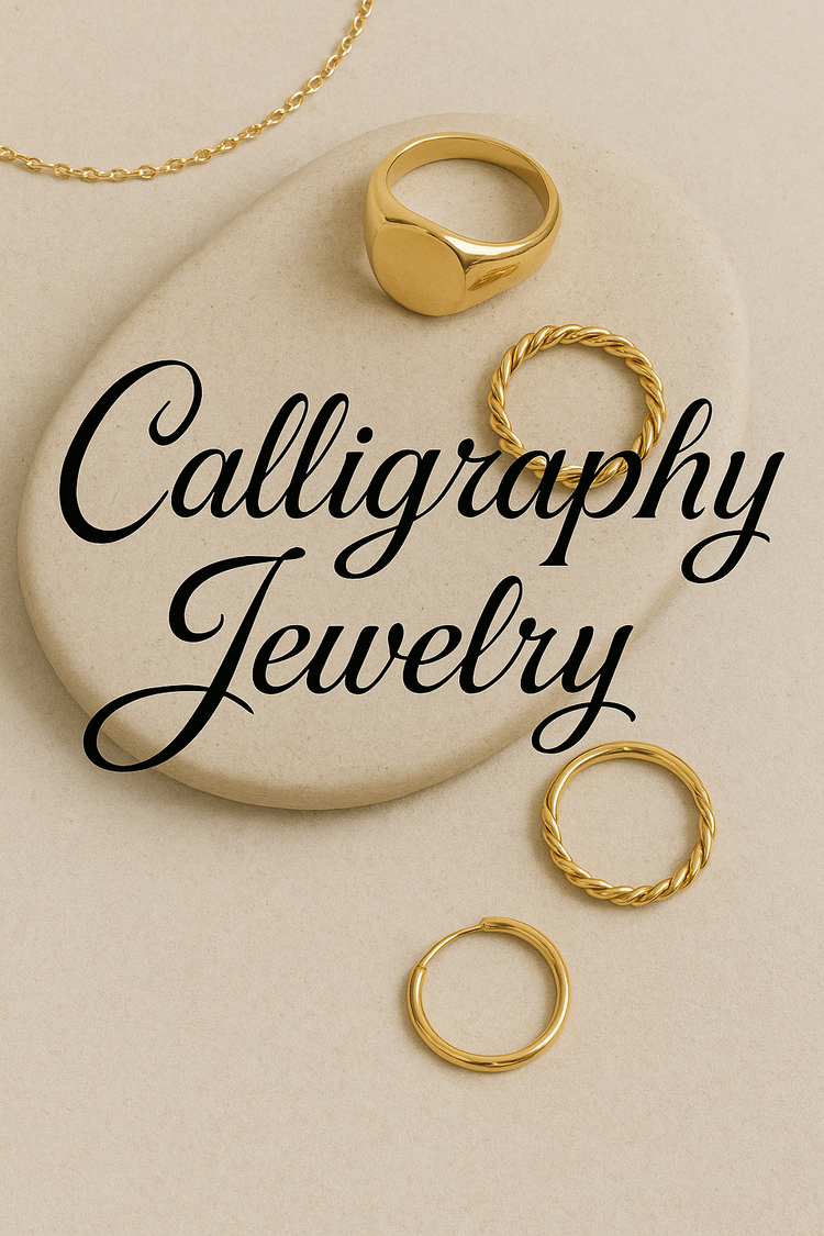 Calligraphy Jewelry by Maahiyar