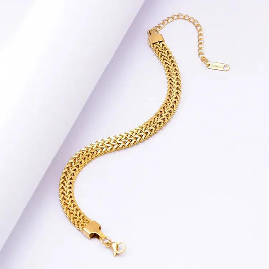 Herringbone Stainless Steel Bracelate