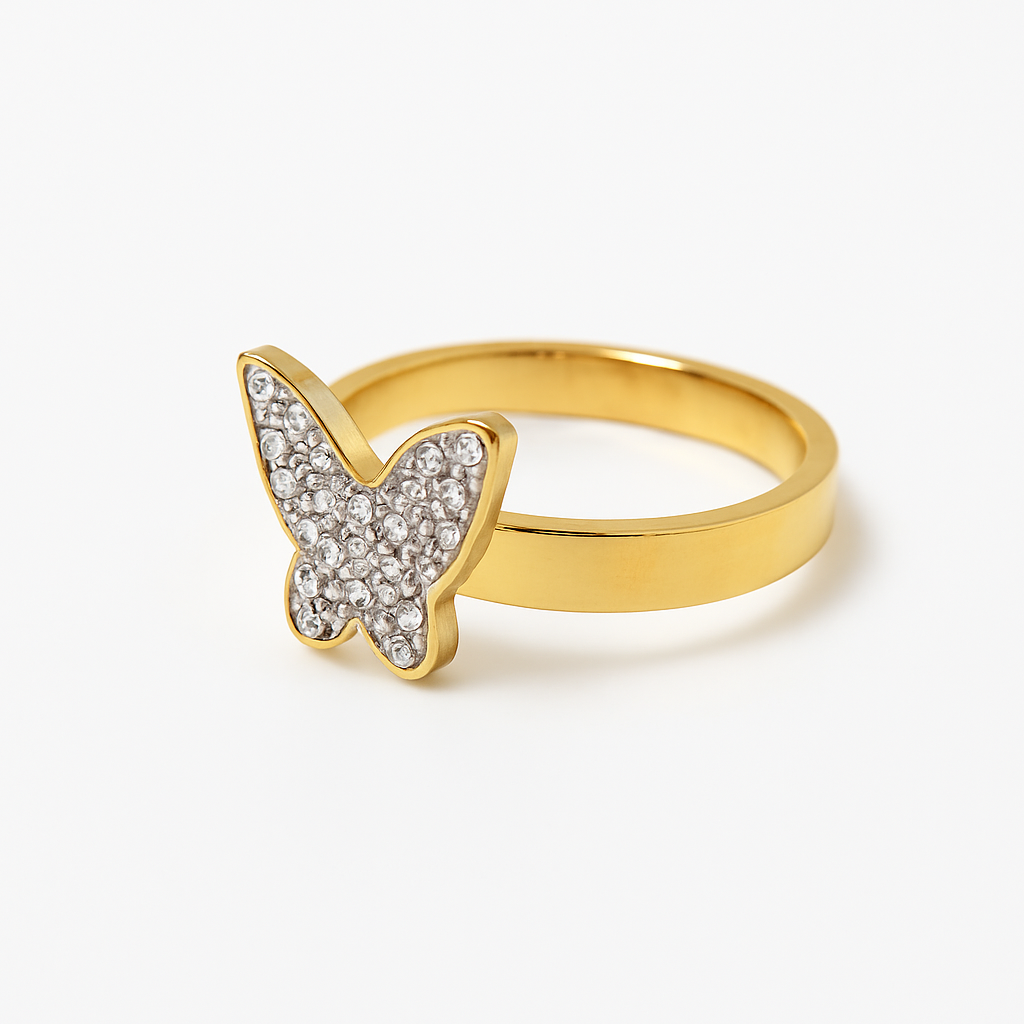 Diamond Weld Women’s Stainless & Titanium Steel Ring – Bold, Elegant, In-Demand