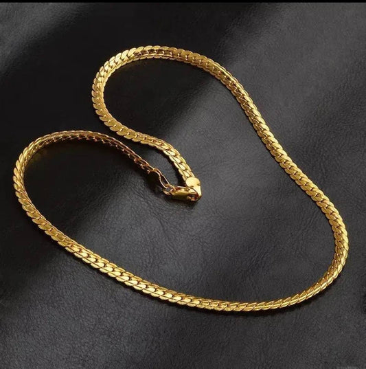 Curb Gold Chain Stainless Steel for Men and Women