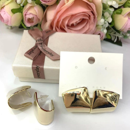 Brass Unusual Fashion Earrings