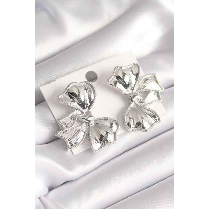 Bow Stainless Steel Stud Earrings for Women