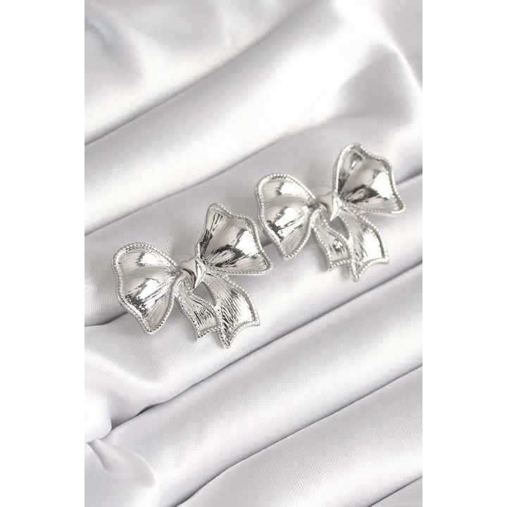 Bow Stainless Steel Stud Earrings for Women