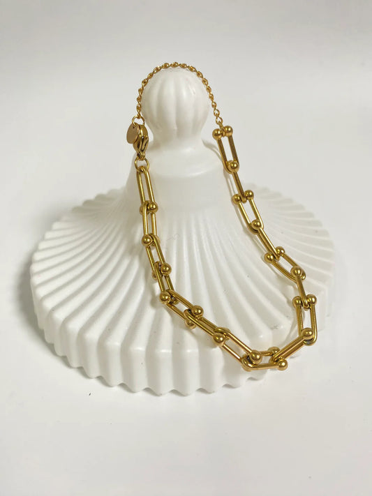 Chunky Blake Stainless Steel Bracelet