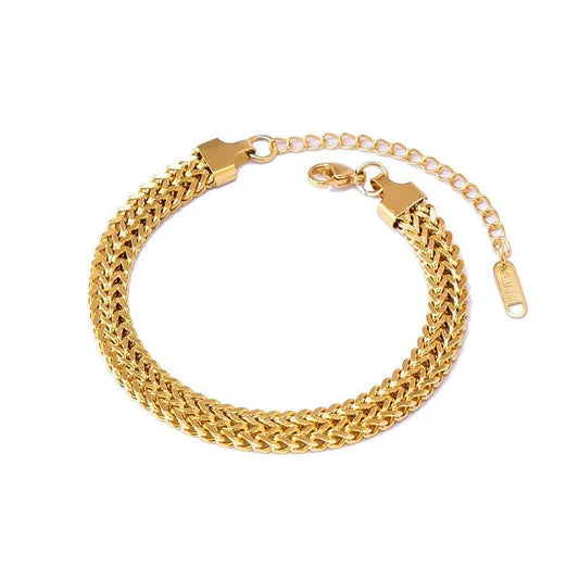 Herringbone Stainless Steel Bracelate