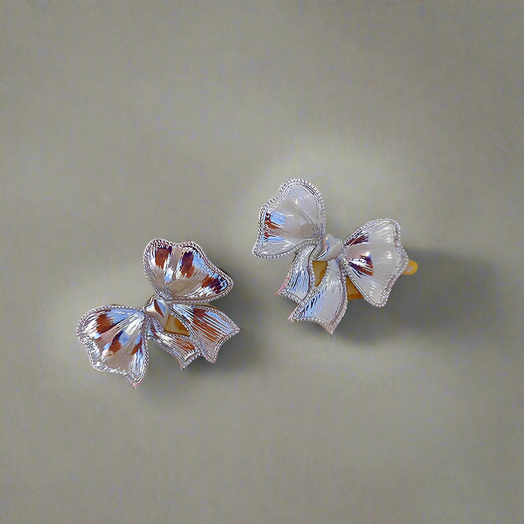 Bow Stainless Steel Stud Earrings for Women