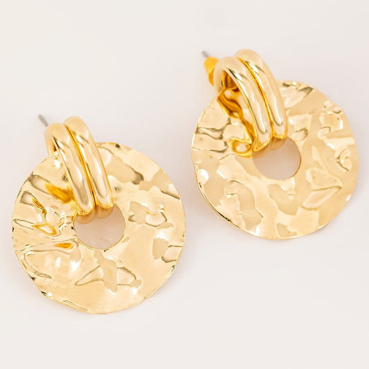 Trendy Irregular Gold Earrings for Women Unique Design and Elegant Look