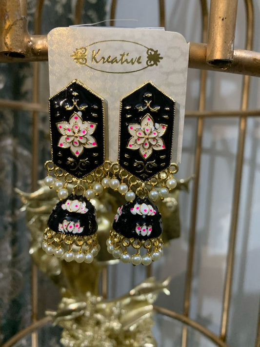 Meenakari Jhumka for girls