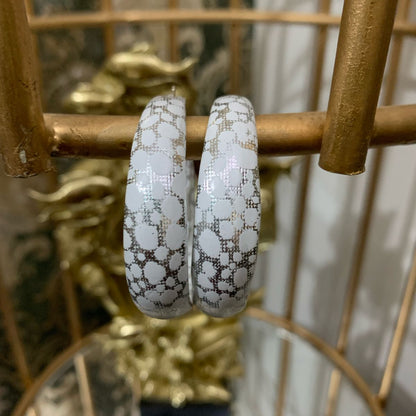 Over sized Hoop Earrings Handmade
