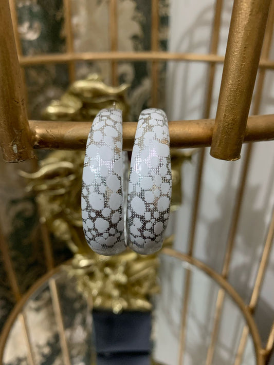 Over sized Hoop Earrings Handmade