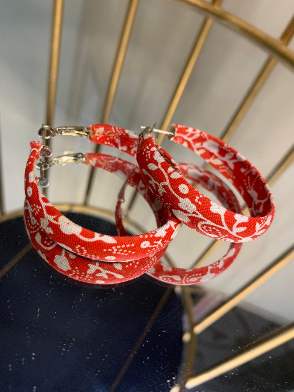 Over sized Hoop Earrings Handmade