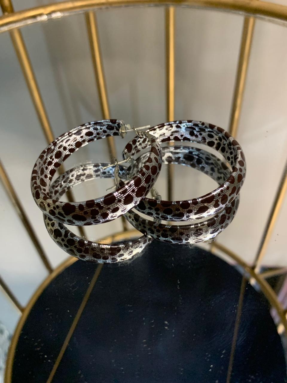 Over sized Hoop Earrings Handmade