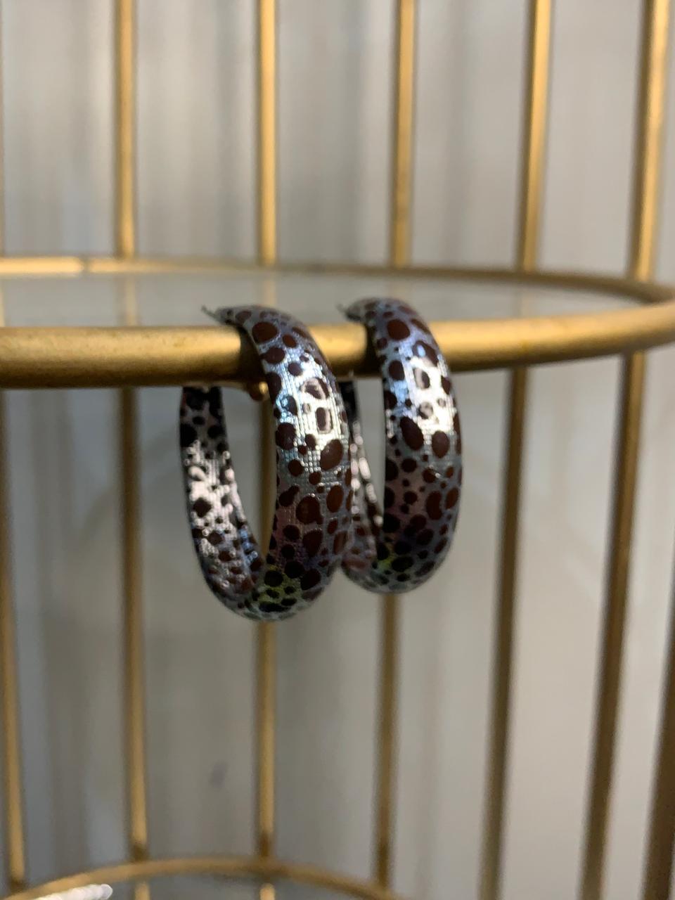 Over sized Hoop Earrings Handmade