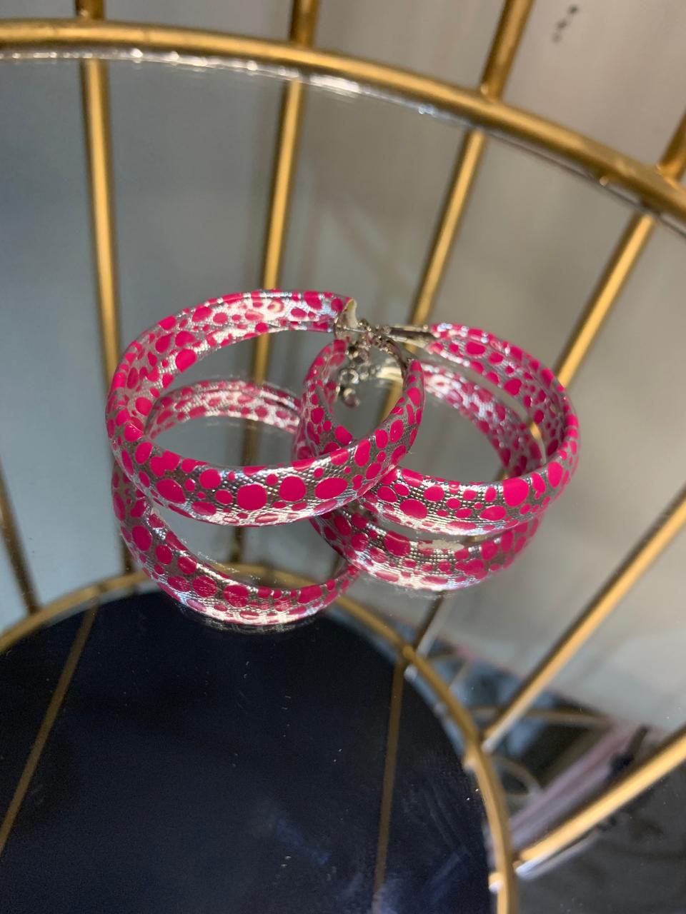 Over sized Hoop Earrings Handmade