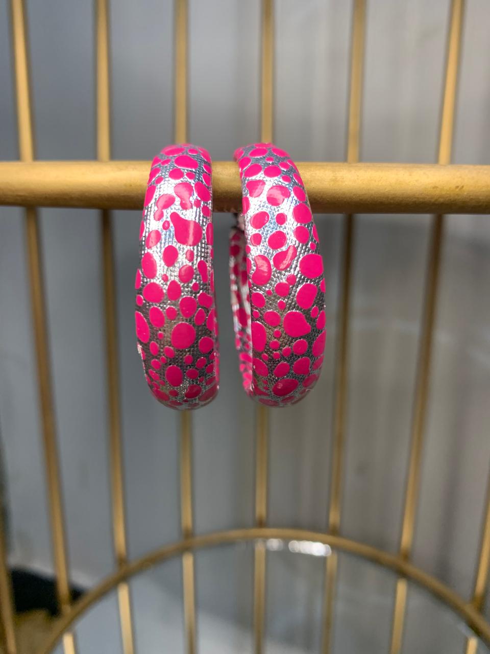Over sized Hoop Earrings Handmade