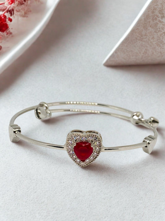 Heart Shape Zircon Bracelate