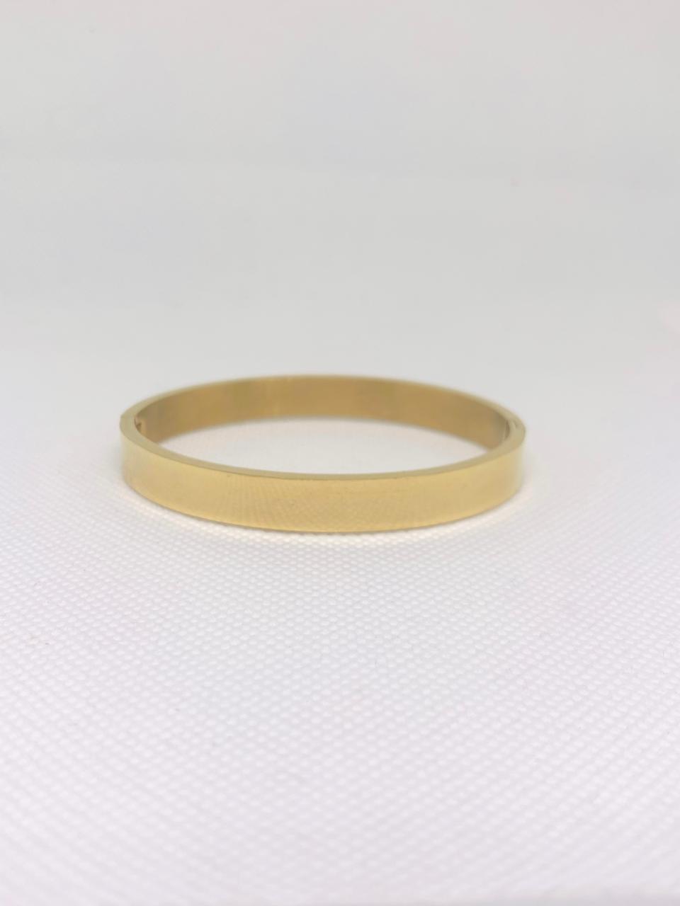 Gold Plated Plain Bracelet for Girls and Boys