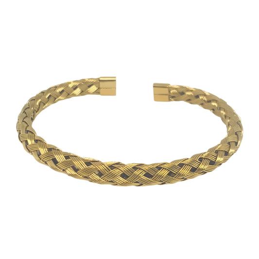 Twisted Stainless Steel Bracelet