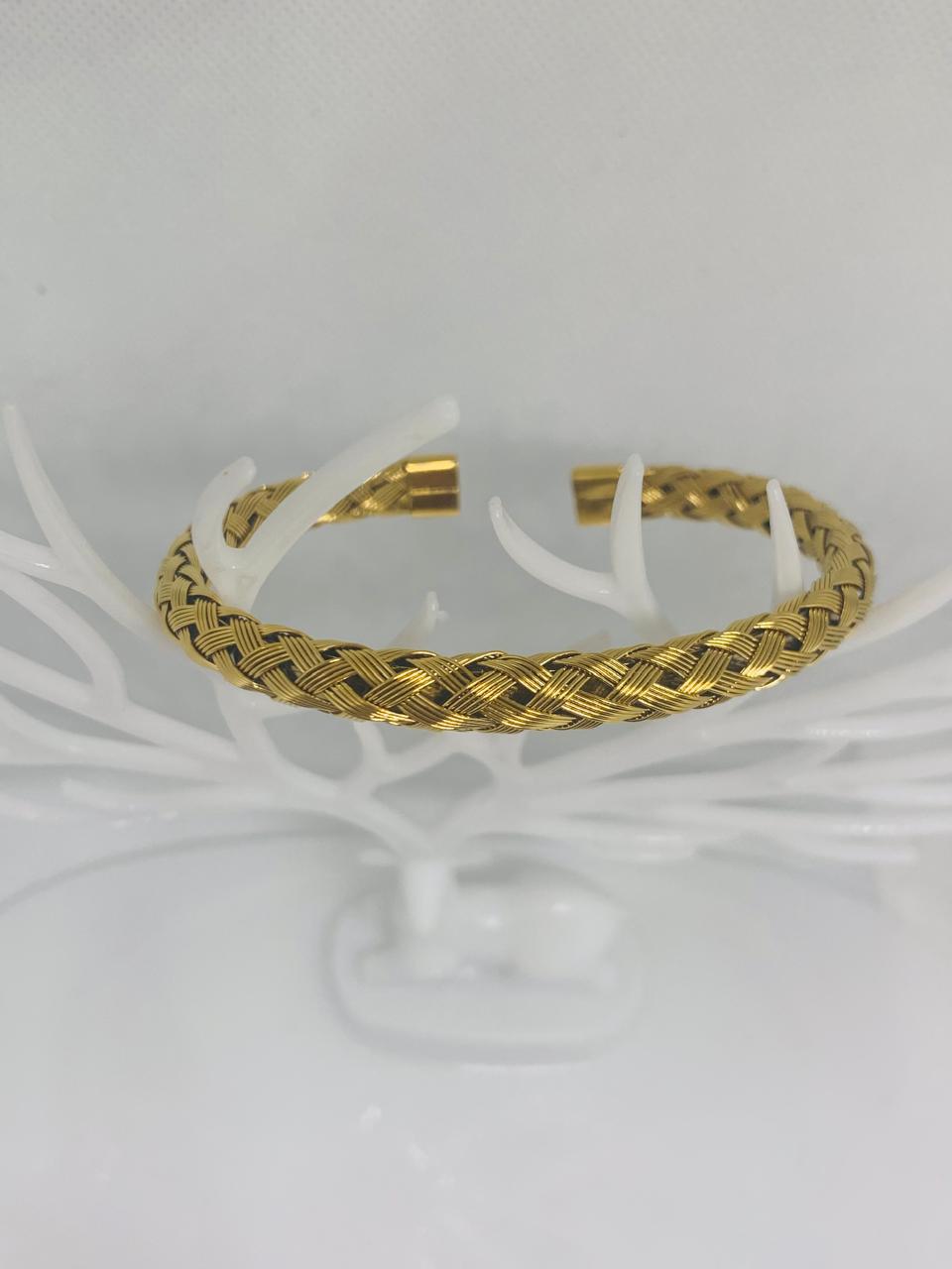 Twisted Stainless Steel Bracelet