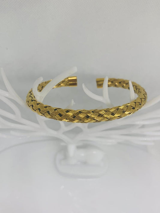 Twisted Stainless Steel Bracelet