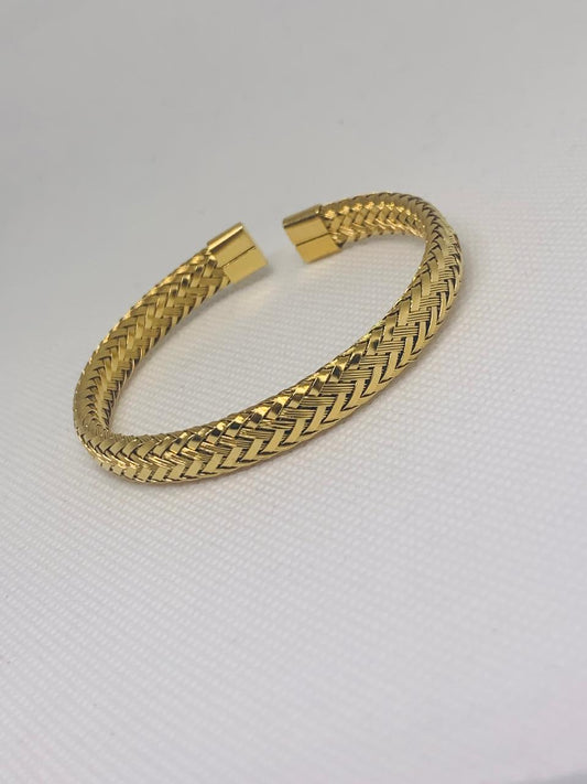 Twisted Stainless Steel Bracelet