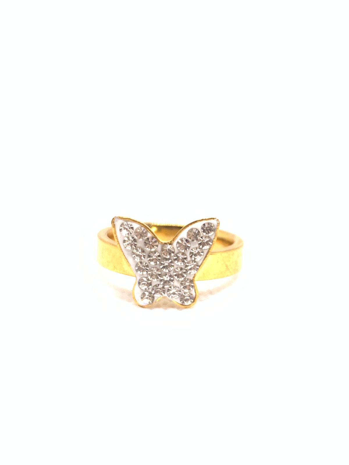 Stainless Steel Ring with stones Cross-border Hot Selling Titanium Steel Ring Female