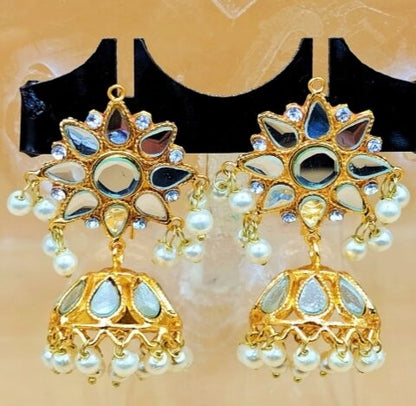 Bahawalpuri Kundan Earrings