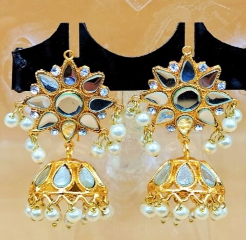 Bahawalpuri Kundan Earrings