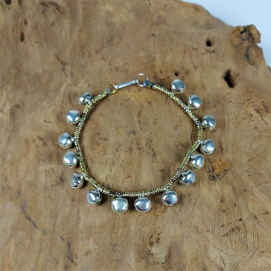 Oriental Kuchi anklet with bells