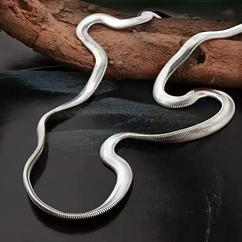 Golden Snake Chain & Bracelet Set