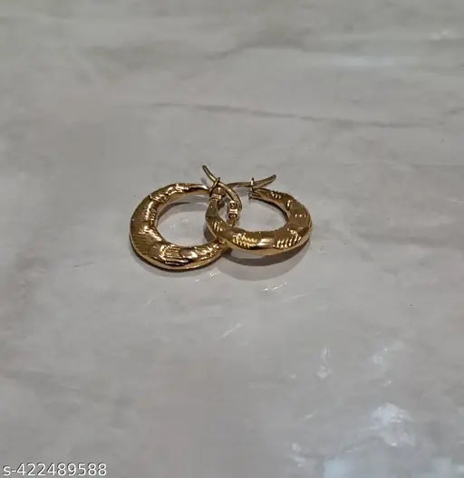 Gold plated hoops waterproof
