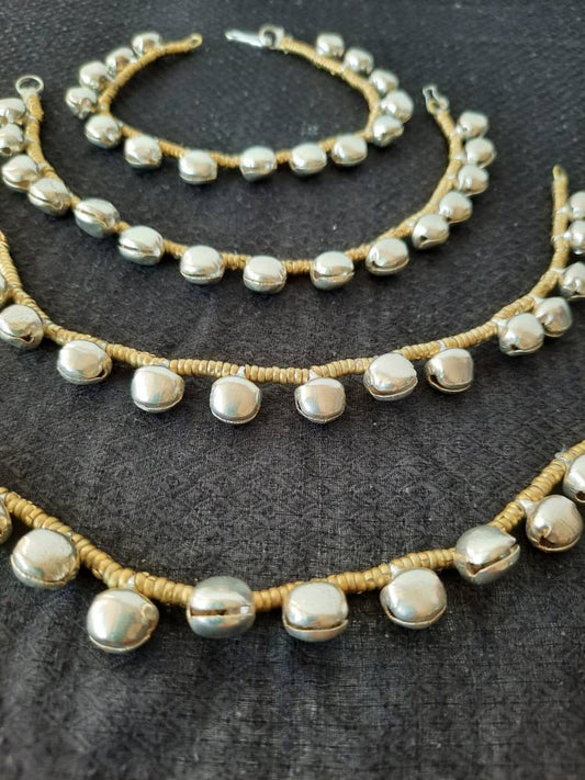 Oriental Kuchi anklet with bells