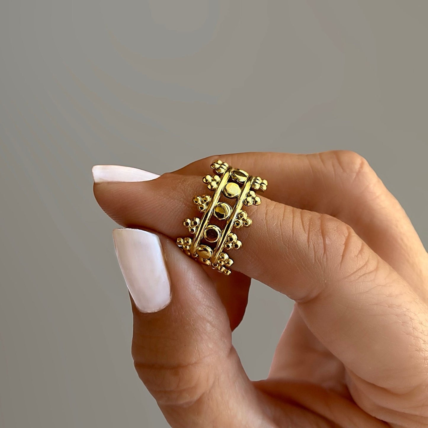 Gold Ring, Fashion Statement Ring, Handmade Jewelry, Gifts for Women