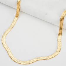 Golden Snake Chain & Bracelet Set