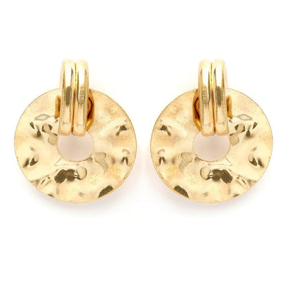 Trendy Irregular Gold Earrings for Women Unique Design and Elegant Look