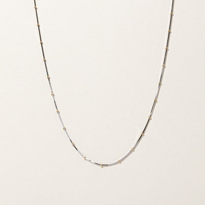 Two Tone Gold Satellite Chain